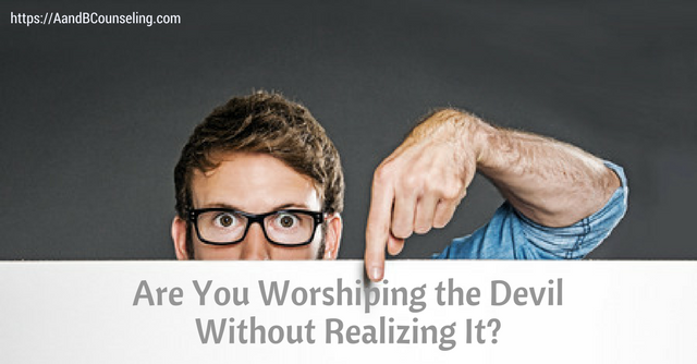worshiping devil